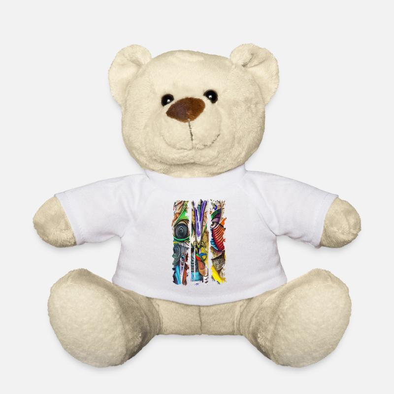 Graffiti - Teddy - Weiß