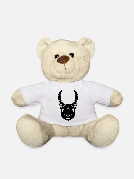 Demonic Squirrel - Teddy Bear - white