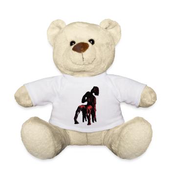 CreepySculpture - Nounours - blanc - Devant