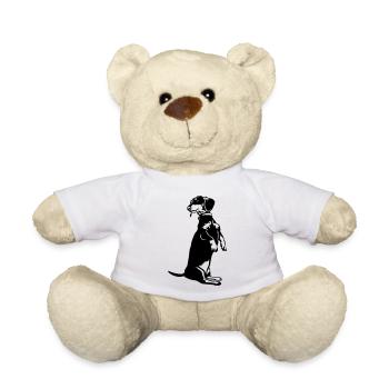 Teckel - Nounours - blanc - Devant
