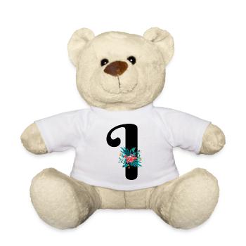 Brief Ich habe geblüht - Teddy - Weiß - Vorne