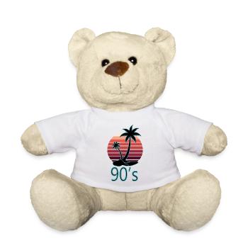 Proverbes des années 1990 Idée cadeau des années 90 - Nounours - blanc - Devant