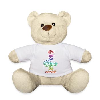 Bis das der Rave uns scheidet! - Teddy - Weiß - Vorne