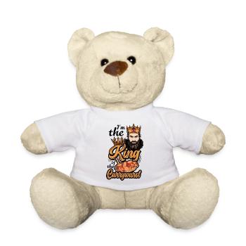I'm the King of the Currywurst - Teddy Bear - white - Front