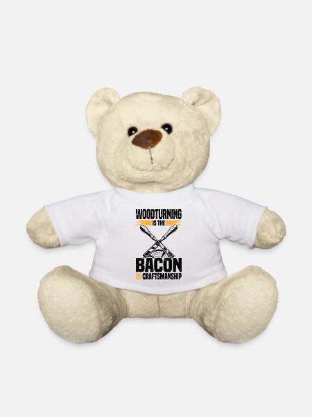 Drechseln - Teddy - Weiß