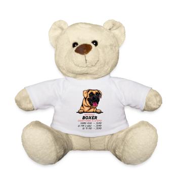 Ohne Boxer ist alles doof - Teddy - Weiß - Vorne