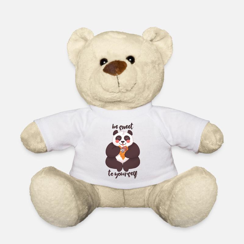 Soyez doux avec vous-même - Panda - Nounours - blanc