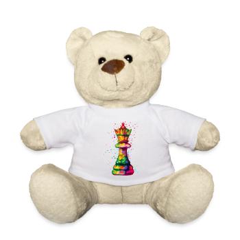 Art Chess Piece Kings - Nounours - blanc - Devant