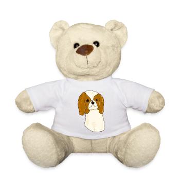 graphic dog design - Teddy Bear - white - Front