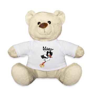 Elsässer Storch - Teddy - Weiß - Vorne