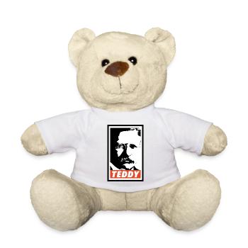 Teddy Roosevelt - Nounours - blanc - Devant