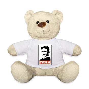 Nikola Tesla - Teddy - Weiß - Vorne