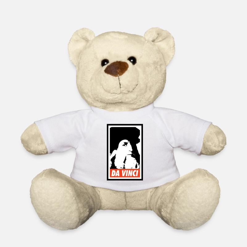 Leonardo Da Vinci - Teddy Bear - white