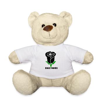 Rose Noire - Nounours - blanc - Devant