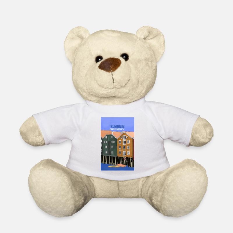 Trondheim Norwegen - Teddy - Weiß