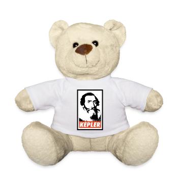Johannes Kepler - Teddy Bear - white - Front