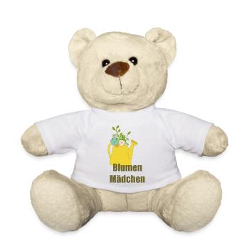 blumen mädchen - Teddy - Weiß - Vorne
