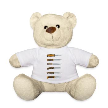Collecteur de couteaux - Nounours - blanc - Devant