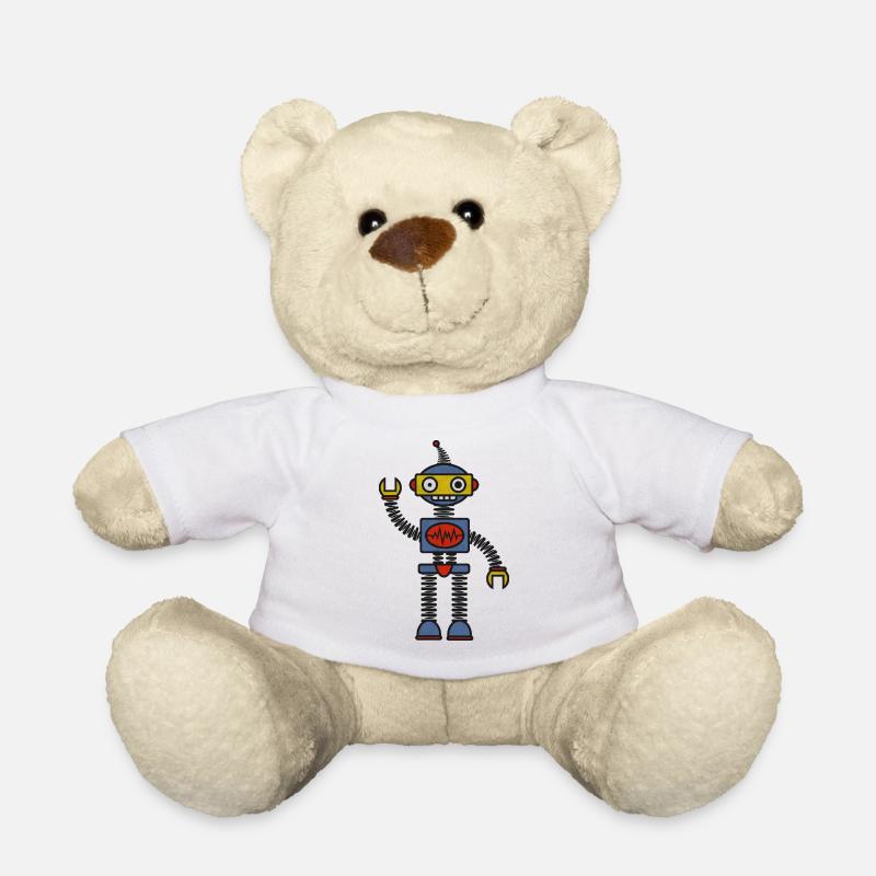 Roboter - Teddy - Weiß