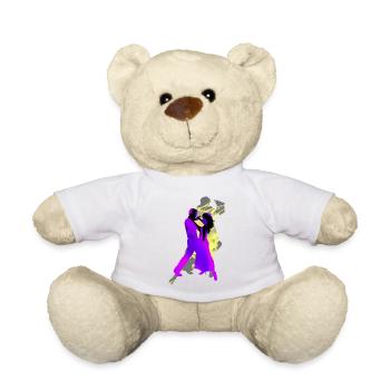 Argentinische Tangotänzer - Teddy - Weiß - Vorne