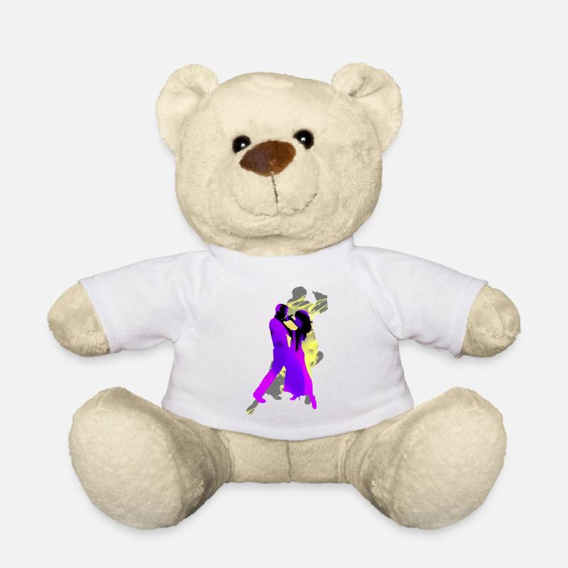 Argentine tango dancers - Teddy Bear - white