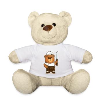 Gourmet Bear - Teddy Bear - white - Front