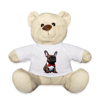 Propriétaires de chiens Bulldog Chiens Propriétaires de chiens - Nounours - blanc - Devant