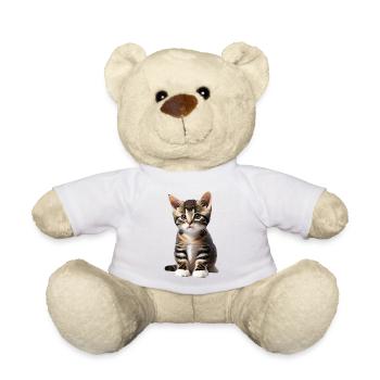 Chat - chaton - Nounours - blanc - Devant