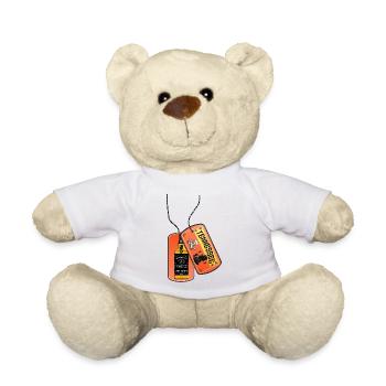 Erkennungsmarke Tennessee Wiskey USA - Teddy - Weiß - Vorne