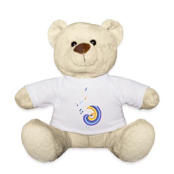 bunter singvogel - Teddy - Weiß - Vorne