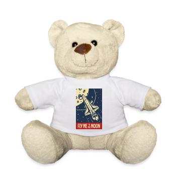 Envolez-moi vers la Lune - Nounours - blanc - Devant