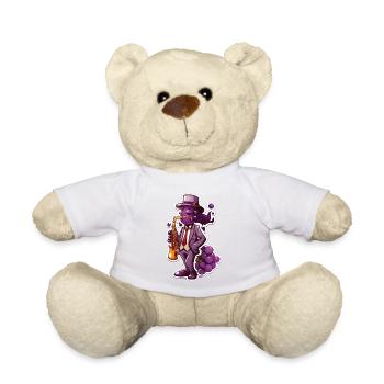 Confiture de raisin - Nounours - blanc - Devant