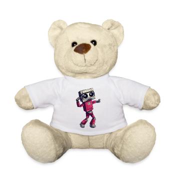 Dancing Robot Girl - Teddy - Weiß - Vorne