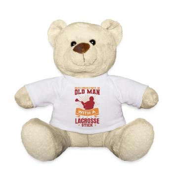 Ne sous-estimez jamais les anciens joueurs de crosse - Nounours - blanc - Devant