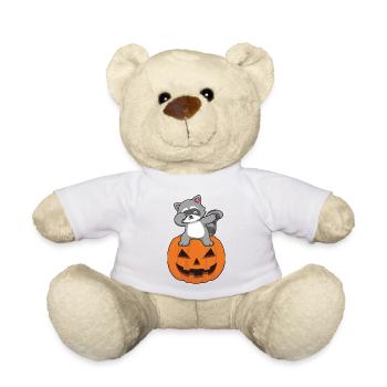 Halloween 2k23 - Waschbär - Teddy - Weiß - Vorne