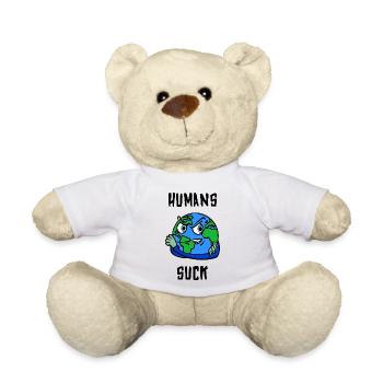 Mutter Erde Statement Erderwärmung Klimaschutz - Teddy - Weiß - Vorne