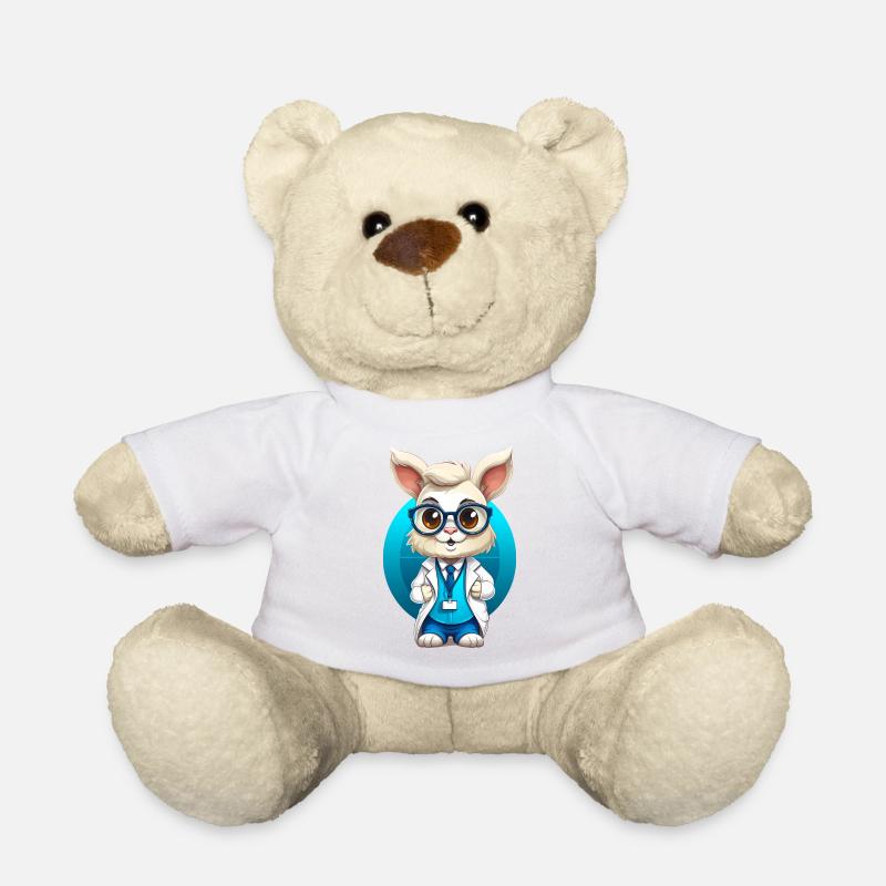 Tierarzt Hase - Teddy - Weiß