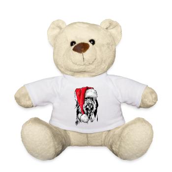 Père Noël Wäller Chiens de Noël Wilsigns - Nounours - blanc - Devant