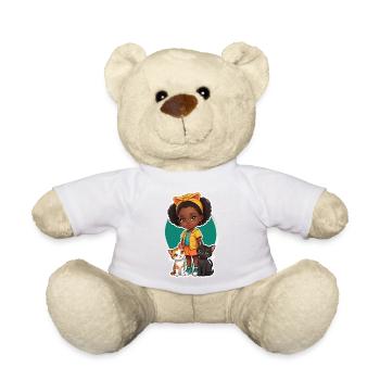 Katzenliebhaber Geschenkidee Weihnachten - Teddy - Weiß - Vorne