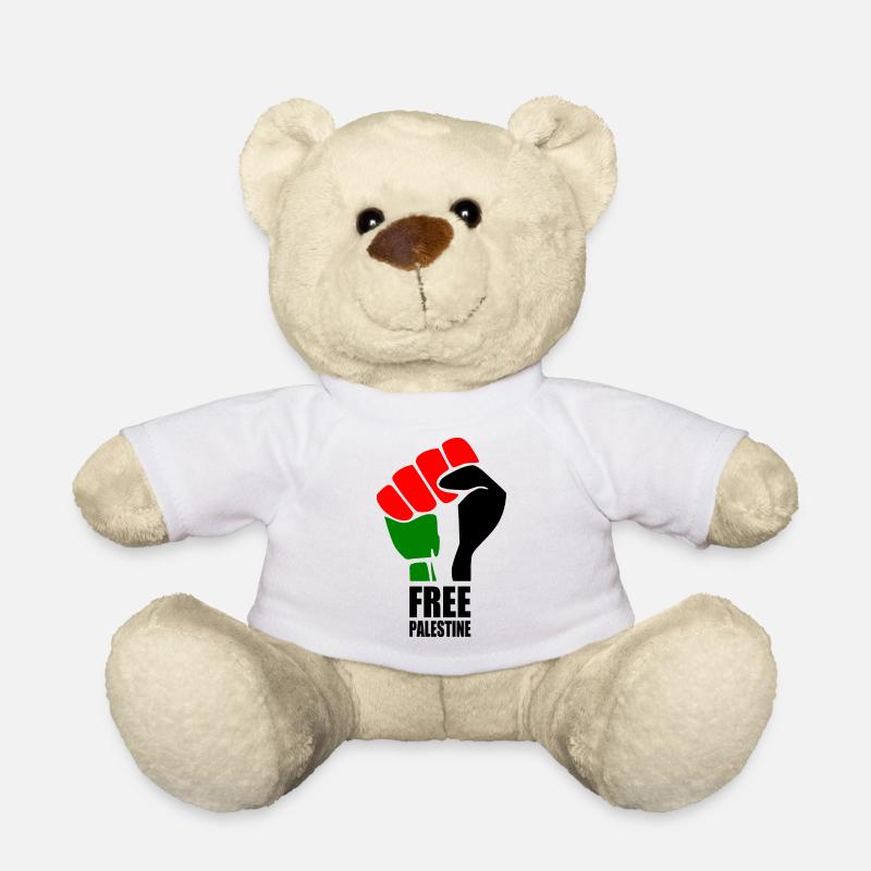 Free palestine - Teddy Bear - white