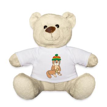 Cute cat - Teddy Bear - white - Front