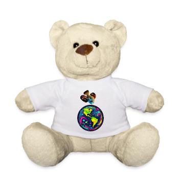 Fish and its planet - Teddy Bear - white - Front
