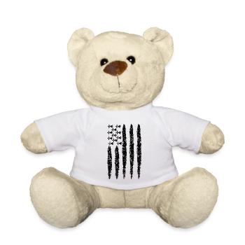 Breton flag,gift for breton,bzh vintage - Teddy Bear - white - Front