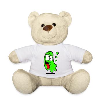 Confucius in Green - Teddy Bear - white - Front