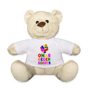 Omas gegen rechts - Teddy - Weiß - Vorne