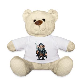 Petit nain maléfique - Nounours - blanc - Devant
