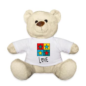 VALENTINSTAG. Junggesellinnenabschied. ICH LIEBE DICH. ICH LIEBE DICH. LIEBE - Teddy - Weiß - Vorne