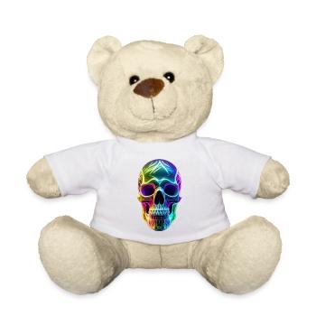 Crâne de néon - Nounours - blanc - Devant