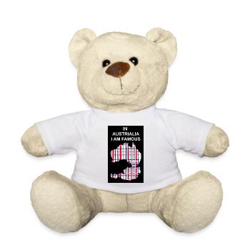 In Austrialia I am famous - Teddy - Weiß - Vorne