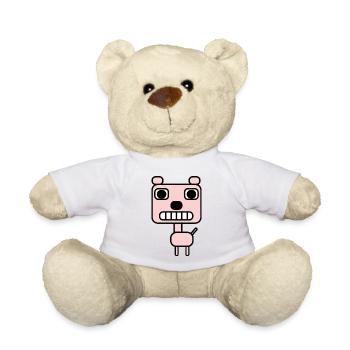 Fun dog puppy lover cute who loves dogs t-shirt - Nounours - blanc - Devant